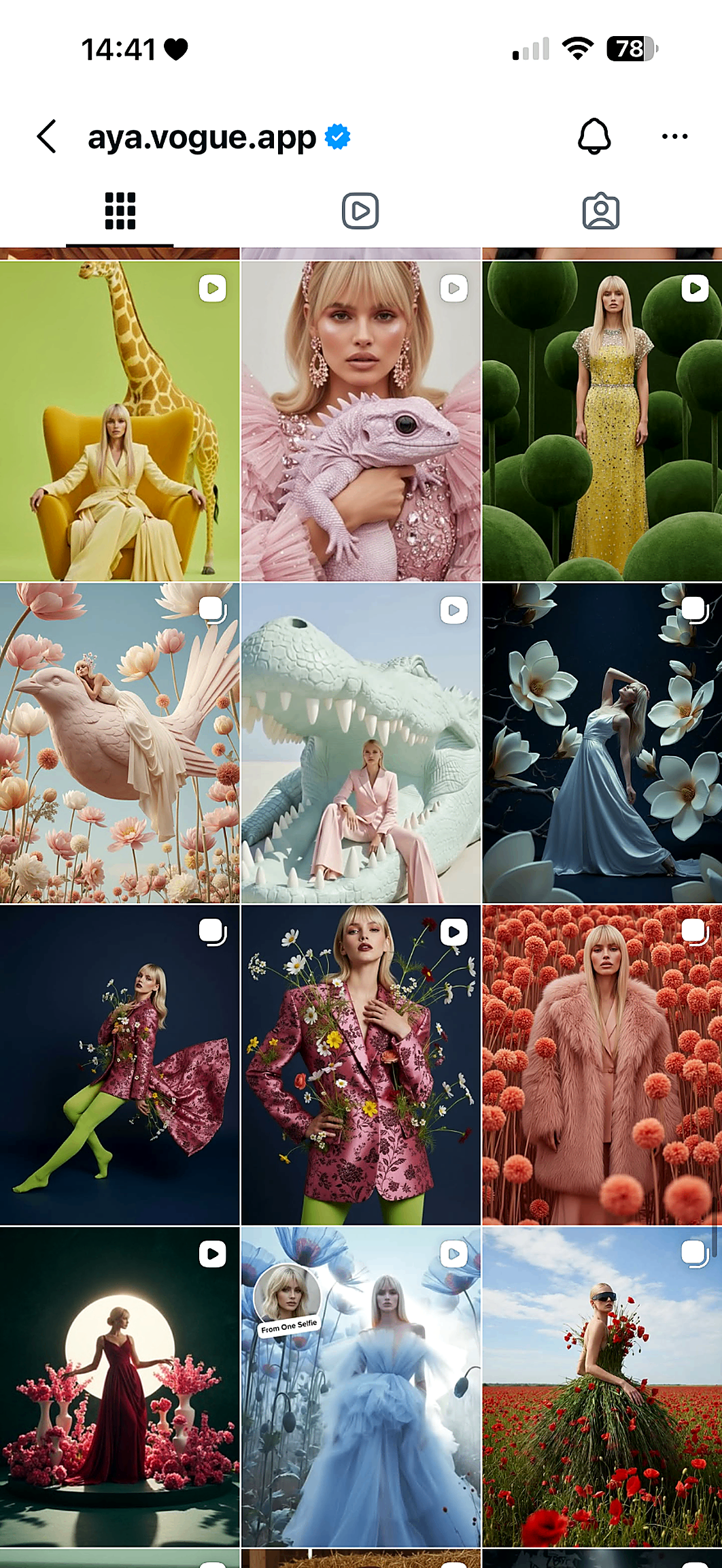 AyaVogue Instagram grid 1
