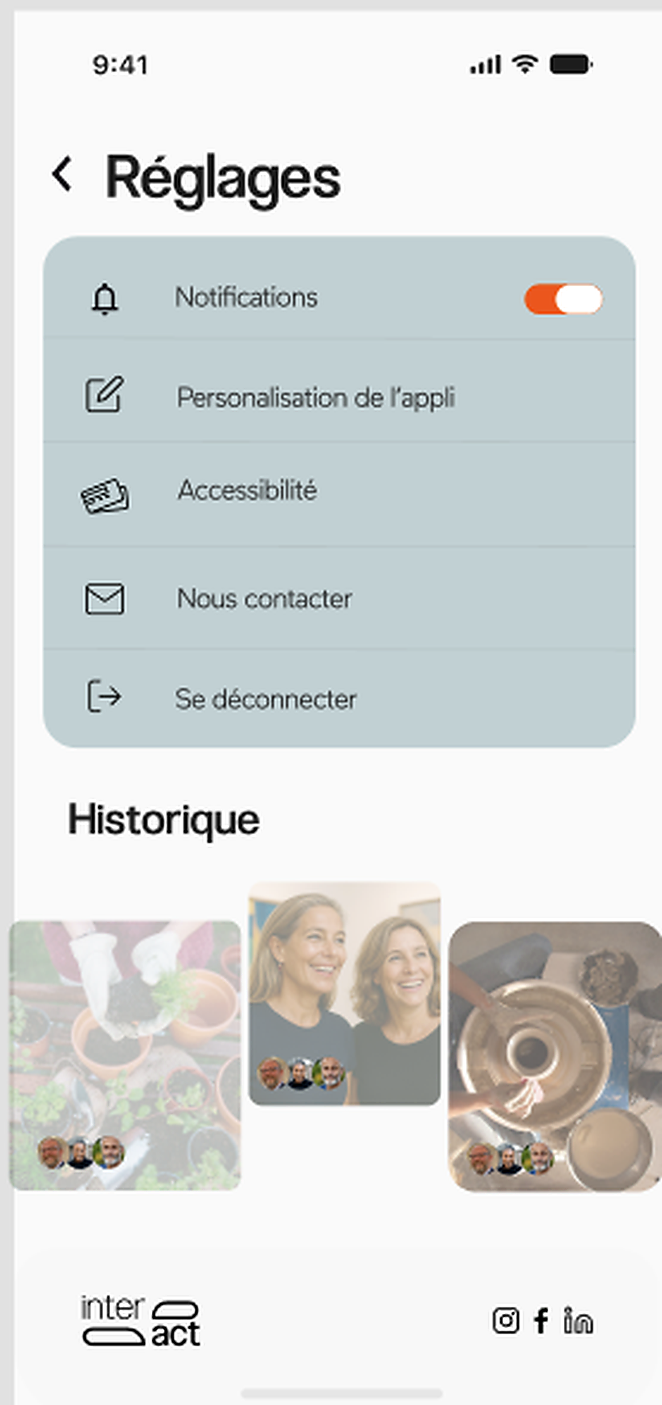 15 · Réglages